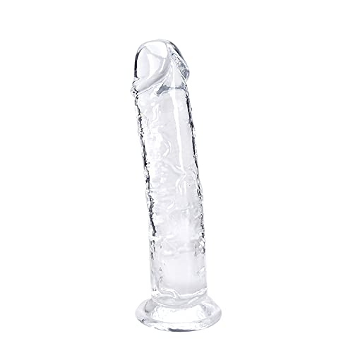 20cm Penis Dildo, Körpersicheres Material Lebensechtes Anfänger Sex Spielzeug Beide Dildo mit Sauger für Damen , Männer Analspielzeug