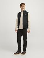 JACK & JONES Herren Jjemulti bodywarmer Collar Noos Jacke, Schwarz, L EU – Ansicht 4