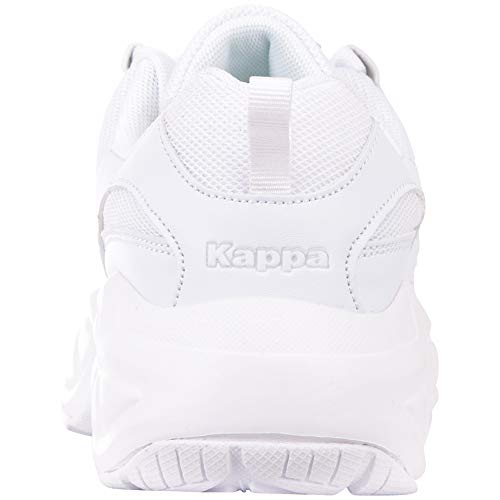 Kappa Unisex_Adult Overton OC Sneaker, 1010 White, 4 UK (37 EU) - Image 3