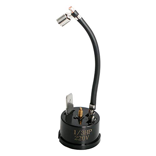 Refrigerator Thermal Overload Protector 1/3 HP (250W) Round Freezers Compressor Overload Protector, Beverage & Wine & Beer Cooler 1 Pcs