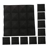 WEKADRIN 10 Stück Schalldichter Schwamm Schalldämmmatten Schallabsorbierende Platte Akustikplatte...
