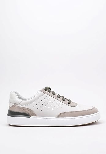Image of Clarks Men's Off White Combi Casual Lace up (26165629)