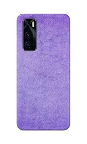 Image of Plain Purple Hard Back Case Cover for Vivo V20 SE Back Cover -(J5) VNS2226