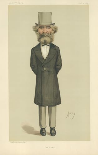 Póster de lienzo artístico il Reverendo de Carlo Pellegrini, cuadro de calidad, 60x90cm