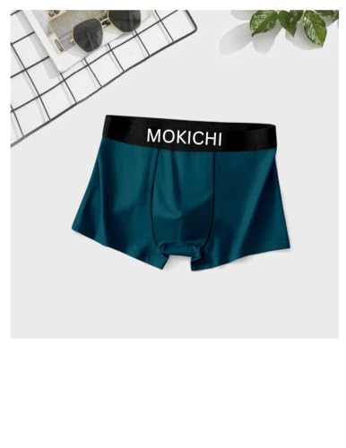 Image of Men's Ice Silk Boxer Briefs for Men | Ultra Soft Breathable Stretch Trunks | Moisture Wicking Quick Dry Innerwear | Comfortable Elastic Waist | Solid Colors