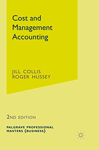 Image of Cost and Management Accounting: 5 (Professional Masters (Business))