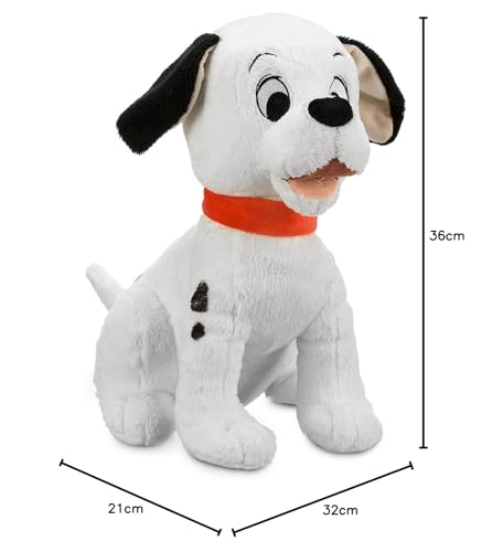 Disney Store Offizieller Lucky Mittelgroßes Kuscheltier, 101 Dalmatiner, 36 cm, Plüschfigur mit Gestickten Details, Geeignet ab Geburt