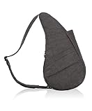 AmeriBag Small Distressed Nylon Healthy Back Bag, Stormy Grey