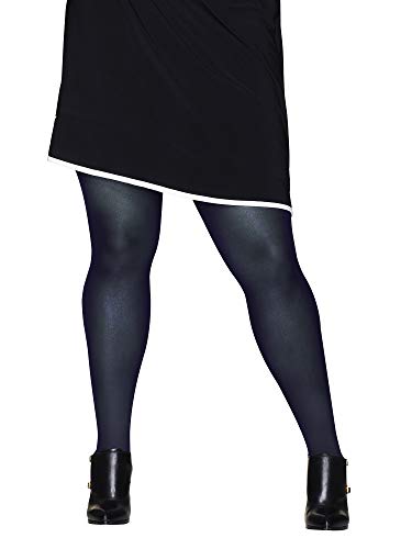 Hanes Women's Size Plus Curves Tights, Ink Navy, 3X/4X