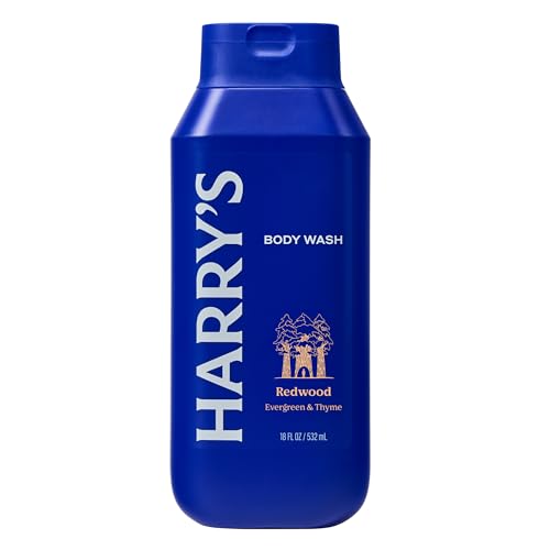 Harry's Men's Body Wash - Redwood - (3 Pack) 18 fl oz - Shower Gel for Men - No Parabens, Sulfates, or Dyes