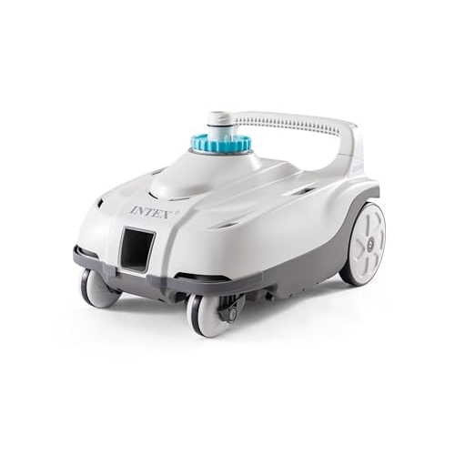 Intex, aspirador de pó robô para limpeza de piscinas, funcionamento sob a pressão da água limpa, ZX100