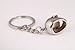Stainless Steel Keychain Mini Ruler Key Charm Bag Charm Funny Keychains (Helmet)