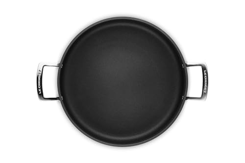 LE CREUSET Toughened Non-Stick 30cm Sauteuse, 51113300010500, Black