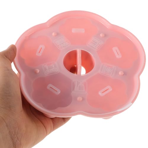 Molde silicona huellas para hielo con tapa miniatura 6