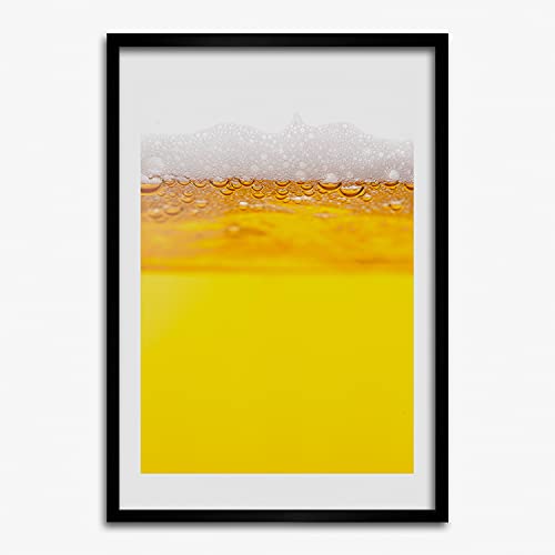 Cadre MDF 50x70 cm Tulup bois pour tableau et affiche de bière décoratif