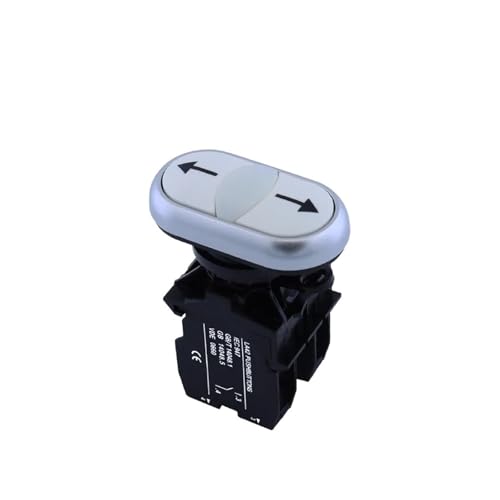 Interrupteur bouton-poussoir momentané 22 mm 2NO flèche moteur de rechange 0519