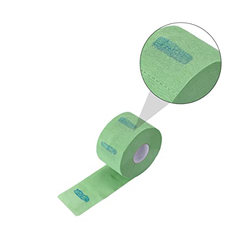 Housoutil 5 Rolos De Papel Para Pescoço De Cabeleireiro Papéis De Colar Descartáveis Tiras De Pescoç