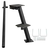 SENECESLI Bootsanhänger Stufe, Doppelte Anhängerzungenstufe, Doppelstufe, Edelstahlfarbe, Universelle Anhängerzungenstufe für Bassboote, Einfache Installation, 21 Zoll Höhe