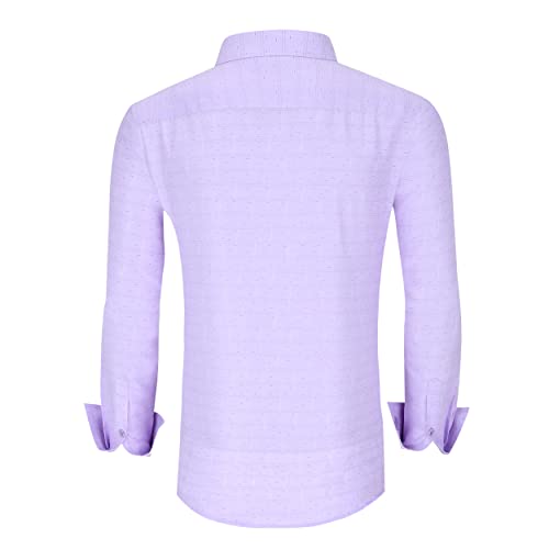 Alex Vando Mens Printed Dress Shirts Long Sleeve Regular Fit Button Down Shirt