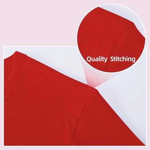 Image of Girls /Kids /Toddlers Crew Neck Cotton T-Shirts Short Sleeve Summer Basic Tops(Age 2-12Y)
