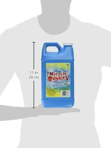 Miracle Bubbles Solution Refill, 64-Ounce Bottle (4)