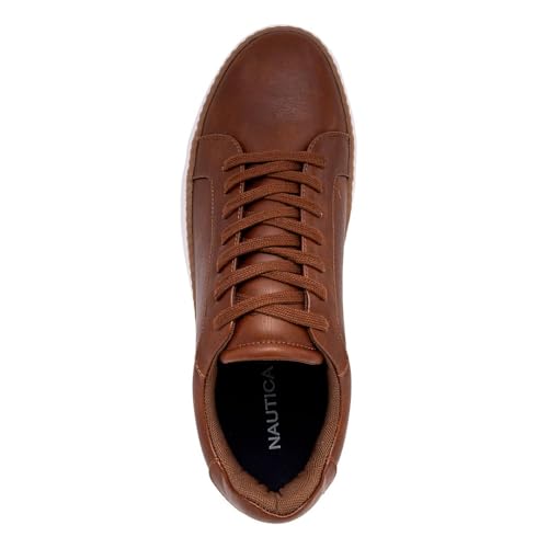 Nautica Men'S Court Walking Shoes, Comfortable Vegan Suede Sneakers For Casual Fashion thumb #3