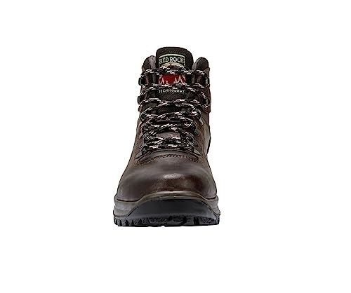 RED ROCK Scarpone Ingrassato Marrone Spotex