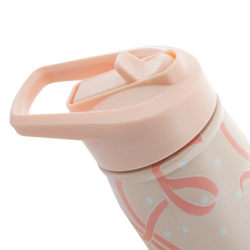 Image of adidas Straw Lid Metal Water Bottle 600 mL | Double-Wall Insulated, Leak-Resistant Lid, Stays Cold 24 Hours, Easy-Use Straw Top, Swap-Friendly Lid, Workouts & Daily Use
