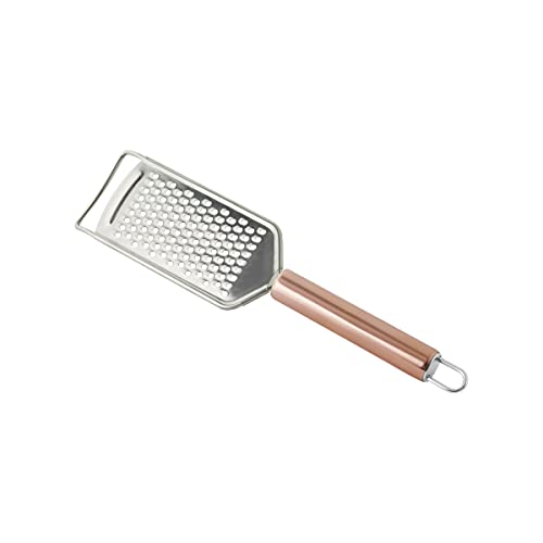 Mimo Style Ralador em Inox Com Cabo Bronze Cook Style, Lâminas Afiadas Que Não Entopem, Fácil de Ral
