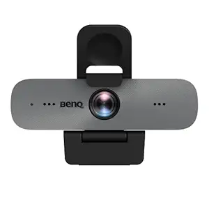 BenQ DVY31 Zoom Certified 1080p Full HD Compact Webcam, Privacy Cover, Omnidirectional Mics with Noise Suppression, Wide Field of View, Low Distortion, Digital Zoom, Black
