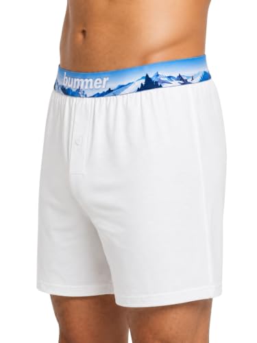 Image of Bummer Micro Modal Boxer Shorts for Men - Ultra Soft & Breathable, 3 Times Softer Than Cotton, Anti-Bacterial, Stretchable for Ultimate Comfort & Style, Pack of 1 (A Shark Tank Product)