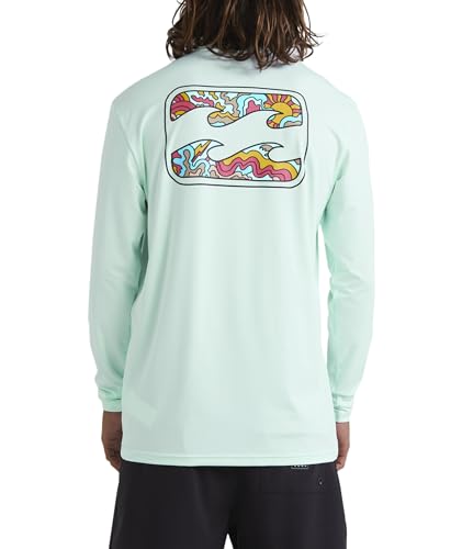 Billabong Men's Standard Crayon Wave Loose Fit Long Sleeve Rashguard2