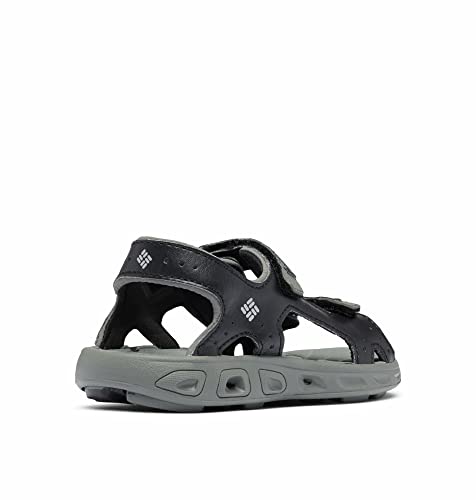 Columbia Childrens Techsun Vent Trekkingsandalen für Unisex Kinder, Schwarz (Black x Columbia Grey), 31 EU