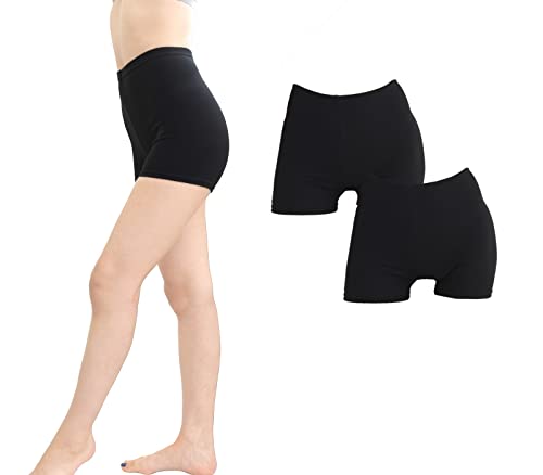 Smile LaLa ブラック 1分丈 2組 セット L-XL レディース 日本製 綿混 コットン 女性 レギンス パンツ スパッツ ストレッチ 伸縮性 通気性 まとめ買い 組 2本 2点セット 2点レギンス 昼 用 無地 あり 厚手 丈夫 対策 通気 履ける ギフト ふつう お部屋 可愛いい ぴったり 柔らかい 透けない 股ずれ防止 股擦れ防止 レディース用 ハイウェスト ピッタリサイズ（Amazon）