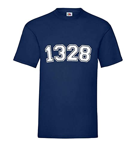 T-shirt homme XXXL bleu marine 1328, la coupe ample anti-frottement pour l'été