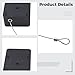 Generic Lock Steel Wire 2 Pcs Retractable, Automatic Cable Organizer, Tether Security Anti-Theft Ev Charger, Lanyard Tool Heavy Duty, Cord Steel 10 Ft (3 Meters) Long-Lasting, Industrial Grade