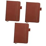 Carnet professionnel : fabriqué avec du similicuir et des matériaux en papier, pratique et, il a une , bloc-notes