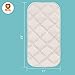 Sunny zzzZZ 6 Pack Baby Waterproof Changing Pad Liners - Quilted Thicker Ultra Soft Changing Table Cover Liners - Durable & Easy to Clean - Pink - 23