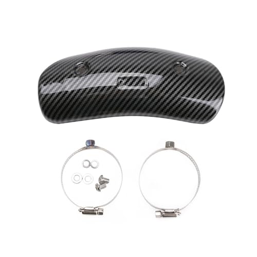 Cubierta térmica escape motocicleta protector de piernas antiescaldaduras para tubo de moto