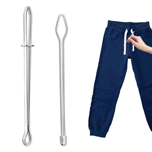 2pcs Rope Threaders, DIY Draw String Clip Replacement Easy Insert