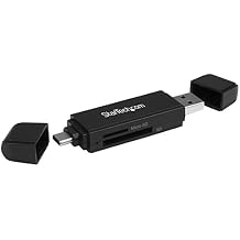 USB Memory Card Reader - USB 3.0 SD Card Reader - Compact - 5Gbps - USB Card Reader - MicroSD USB Adapter