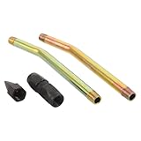 MAGICLULU Fettpressen Zubehörset mit Hochdruck Schmierdüsen 15cm Verlängerungsrohr aus Robustem...
