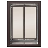 Plexidor Bronze Wall Mount Pet Doors for Cats and Dogs - Energy Efficient - Security Friendly