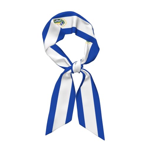 El Salvador Salvadorean Flag Lightweight Women's Fashion Scarf - Versatile Printed Scarf for Daily Wear, Office & Parties