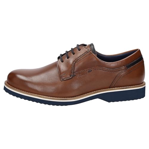 Sioux Men's Derby Oxford Flat, Cognac, 9.5 Wide2