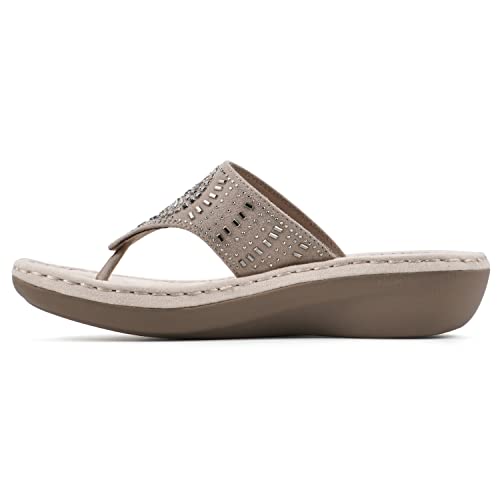 CLIFFS BY WHITE MOUNTAIN Women's Cienna Mini Wedge Flip Flop Sandal4