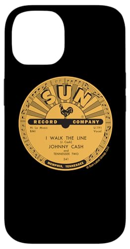 Sun Records Vinyl Johnny Cash I Walk The Line Case for iPhone 14