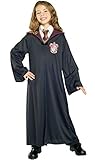 Rubies Disfraz Hermione Clásico para niñas, Túnica negra con broche y emblema de Gryffindor, Oficial Harry Potter para Carnaval, Halloween, Navidad y cumpleaños