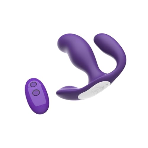 Butterfly Dildo Vibrator Klitoris G-Punkt Anal 3 in 1 Stimulator mit 7 Vibrationsmodi und Fernbedienung für Sie, JFRong Leise Höschenvibrator Prostata Massagegerät Erotic Sex Toy für Frauen Paare