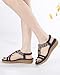 Imagen de SOLOYEE Sandalias Planas de Verano para Mujer Bohemia Playa Elegante Cómodo Casual Dedo Del Pie Abierto Zapatos de Tacón Plano